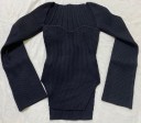 Asymmetrische top voor dames met een grote halslijn 5
