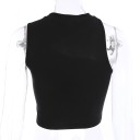 Asymmetrisches Crop-Top für Damen A434 5