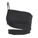 Asymmetrisk crop top til kvinder A1094 5