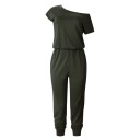 Asymmetrisk jumpsuit för kvinnor 9
