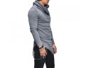 Asymmetrisk sweatshirt til mænd 1