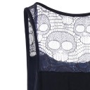 Asymmetrisk tanktop med kranium til kvinder 3