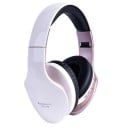 Ασύρματα ακουστικά Bluetooth με διάρκεια 10 ωρών και ευαισθησία 120 dB Επενδεδυμένα μαξιλαράκια Λαμπερή επιφάνεια Καλώδιο ήχου και φόρτισης 1
