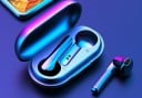Ασύρματα ακουστικά τύπου earbuds για μουσική και συνομιλίες Bluetooth 5.0 με εμβέλεια 12 μ Έλεγχος μουσικής και έντασης Θήκη φόρτισης 6 x 3 x 4
