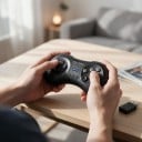 Ασύρματο gamepad 14,7 x 7,4 εκ. με δέκτη 2,4 GHz και έξι πλήκτρα δράσης μαύρο για κονσόλες παιχνιδιών Sega Genesis Mini και Mega Drive Mini 2