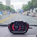 Ασύρματος υπολογιστής αυτοκινήτου OBD2 GPS HUD P24 5" Ψηφιακός ταχύμετρος 12,7 x 7,3 x 3,7 εκ. Επιταχυνσιόμετρο Κλίσιμετρο Στροφές Κατανάλωση 2