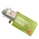 Atadura médica de traumatologia 10,5x162 cm Primeiros socorros com compressa estéril 10x20 cm Atadura de emergência com anel de fixação 3