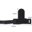 Atelă pentru deget 14,5 × 6,4 cm Stabilizator pentru degetul pe trăgaci Orteză pentru artrită Fractură Leziuni la deget Suport pentru extensie Ajutor 2