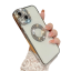 Átlátszó borító gyémántokkal iPhone 15 Pro Max készülékhez 9