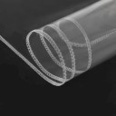 Átlátszó kerek műanyag védőborító terítőhöz 120 cm Vízálló asztalfólia Folt elleni védelem Konyhai és étkezési kiegészítő 3