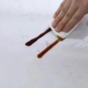 Átlátszó kerek műanyag védőborító terítőhöz 120 cm Vízálló asztalfólia Folt elleni védelem Konyhai és étkezési kiegészítő 5