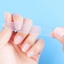 Átlátszó körömreszelő 90 x 13 mm Nanométeres üveg 1 db tokkal Professzionális üveg körömreszelő manikűrhöz 2