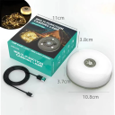 Atmospheric LED Camping Lamp with 10m Chain Warm White and Coloured Lighting Decorative Light Chain for Parties and Camping 4