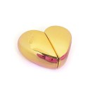 Atomiseur en verre en forme de cœur brillant 25 ml vaporisateur de parfum design compact pour transporter des fragrances 5