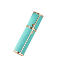 Atomizador de viaje para perfume 5 ml de PU cuero y metal con detalles decorativos en dorado frasco compacto para llevar fragancia 7