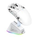 ATTACK SHARK X11 bezdrátová herní myš PixArt PAW3311 senzor, trojitý režim připojení, RGB základna, pro gaming i práci 2