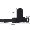 Attelle pour doigt 14,5×6,4 cm Stabilisateur pour doigt à ressort Orthèse pour arthrite Fracture Blessure des doigts Support en extension Aide 2