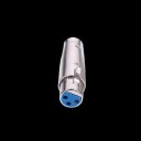Audio adapter XLR női RCA női csatlakozáshoz mikrofonhoz Cinkötvözetből készült átalakító Hárompólusú XLR aljzat biztosítószeggel 1