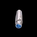 Audio adapter XLR vrouwelijk naar RCA vrouwelijk voor het aansluiten van een microfoon Adapter van zinklegering Driekoloms XLR-aansluiting 1