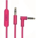 Audio kaapeli mikrofonilla ja ohjaimella Beats-kuulokkeille Kaksi 3,5 mm:n liitintä Äänenvoimakkuuden ja musiikin toiston 5