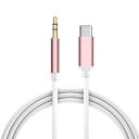 Audio kabel USB-C na 3,5 mm jack 80 cm Rovné konektory Pro připojení telefonu k reproduktoru nebo autorádiu se vstupem AUX 4