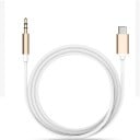 Audio kabel USB-C till 3,5 mm jack 80 cm Raka kontakter För att ansluta telefon till högtalare eller bilstereo med AUX-ingång 8