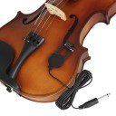 Audio-Klinkenkabel mit Clip für Akustikgitarre 2,8 m Schwarzes Übertragungskabel Einfacher Anschluss des Instruments Audioausgang Keine Modifikation erforderlich 4