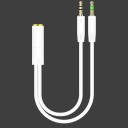Audiosplitter 3,5 mm jack 3
