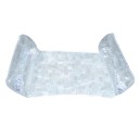 Aufblasbare Matratze mit Wasser-Hängematte 130 x 70 cm Tragfähigkeit 100 kg PVC und Nylonnetz Schwimmende Liegefläche für Pool Meer Entspannung 1