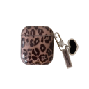 Auffällige und elegante Silikonhülle für AirPods Pro mit Leopardenmuster und Herzanhänger Luxuriöser Schutz mit individuellem Design 1