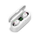 Auricolari wireless in-ear con microfono Bluetooth 5.0 Custodia di ricarica da 2000 mAh con display Controllo musica e chiamate Supporto 1