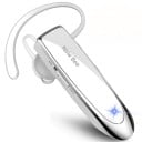 Auricular inalámbrico manos libres detrás de la oreja con micrófono y funda Bluetooth 5.0 Control de música y volumen Asistente 2