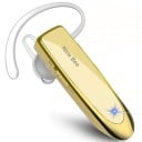 Auricular sem fios para o ouvido com microfone e capa Bluetooth 5.0 Controlo de música e volume Assistente de voz Bateria 250 mAh 3