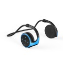 Auriculares Bluetooth supra-aurais com arco de cabeça Autonomia de 10 horas Bateria de 450 mAh Slot para cartão Micro SD até 32 GB Controlo 2