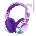 Auriculares con cable para niños con limitación de volumen de 85/94 dB, con conector de 3,5 mm, micrófono y diseño plegable para la escuela 4