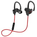Auriculares deportivos Bluetooth intraaurales con ganchos detrás de la oreja con micrófono y control en el cable Bluetooth 4.1 Duración de 3 a 4 2