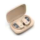 Auriculares inalámbricos con ganchos detrás de las orejas Bluetooth 5.0 Duración 8 horas Control de música y volumen Recepción de llamadas 2