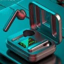 Auriculares inalámbricos intrauditivos con micrófono para música y llamadas Bluetooth 5.0 Estuche con pantalla LED Duración de 3 a 4 horas 3