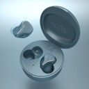 Auriculares inalámbricos intrauditivos para música y llamadas Bluetooth 5.2 Control de volumen y llamadas Cuerpo moldeado Estuche de carga redondo 3