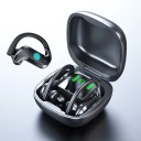 Auriculares inalámbricos intraurales con ganchos para las orejas Estuche de carga con pantalla de estado de batería Bluetooth 5.0 Control 4