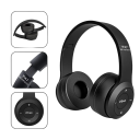 Auriculares inalámbricos P47 con diseño plegable y supraaural, cómodos auriculares con micrófono, conexión Bluetooth, llamadas de música 5