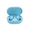 Auriculares sem fios in-ear com caixa de carregamento para ouvir música Bluetooth 5.0 Alcance 10 m Duração 2 a 5 horas Pode-se usar apenas 3