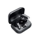 Auriculares sem fios intra-auriculares com microfone Bluetooth 5.0 Controlo de música e volume Assistente de voz Caixa de carregamento com display 2