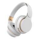 Auriculares sem fios over-ear com microfone Bluetooth 5.0 Duração de 10 a 12 horas Slot para cartão Micro SD Alcance de 10 m Controlo 1