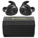 Auriculares sem fios YHKEMA EB10 Bluetooth com proteção auditiva eletrónica e isolamento acústico NRR22, autonomia de 8-13 horas, powerbank 4