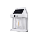 Aurinkoenergialla toimiva LED-seinävalaisin 17x12x6 cm Ulkokäyttöön tarkoitettu turvavalaisin liiketunnistimella IP65 vedenpitävä valaisin 2