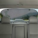 Aurinkosuoja takalasille Hieno nailoniverkko Soikea muoto 100 x 50 cm Kiinnitys imukuppien avulla Varjo takamatkustajille 5