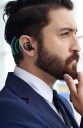 Auscultadores sem fios intra-auriculares com microfone e controlo de música Bluetooth 5.0 Alcance 10 m Duração 4 a 5 horas Caixa de carregamento 3