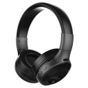 Auscultadores sem fios over-ear com rádio e slot para cartão Micro SD Bluetooth 5.0 e cabo jack de 3,5 mm Microfone para chamadas Duração 2
