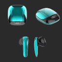 Auscultadores sem fios tipo in-ear com microfone Bluetooth 5.0 Caixa de carregamento com visor Controlo de música e chamadas Dimensões 7